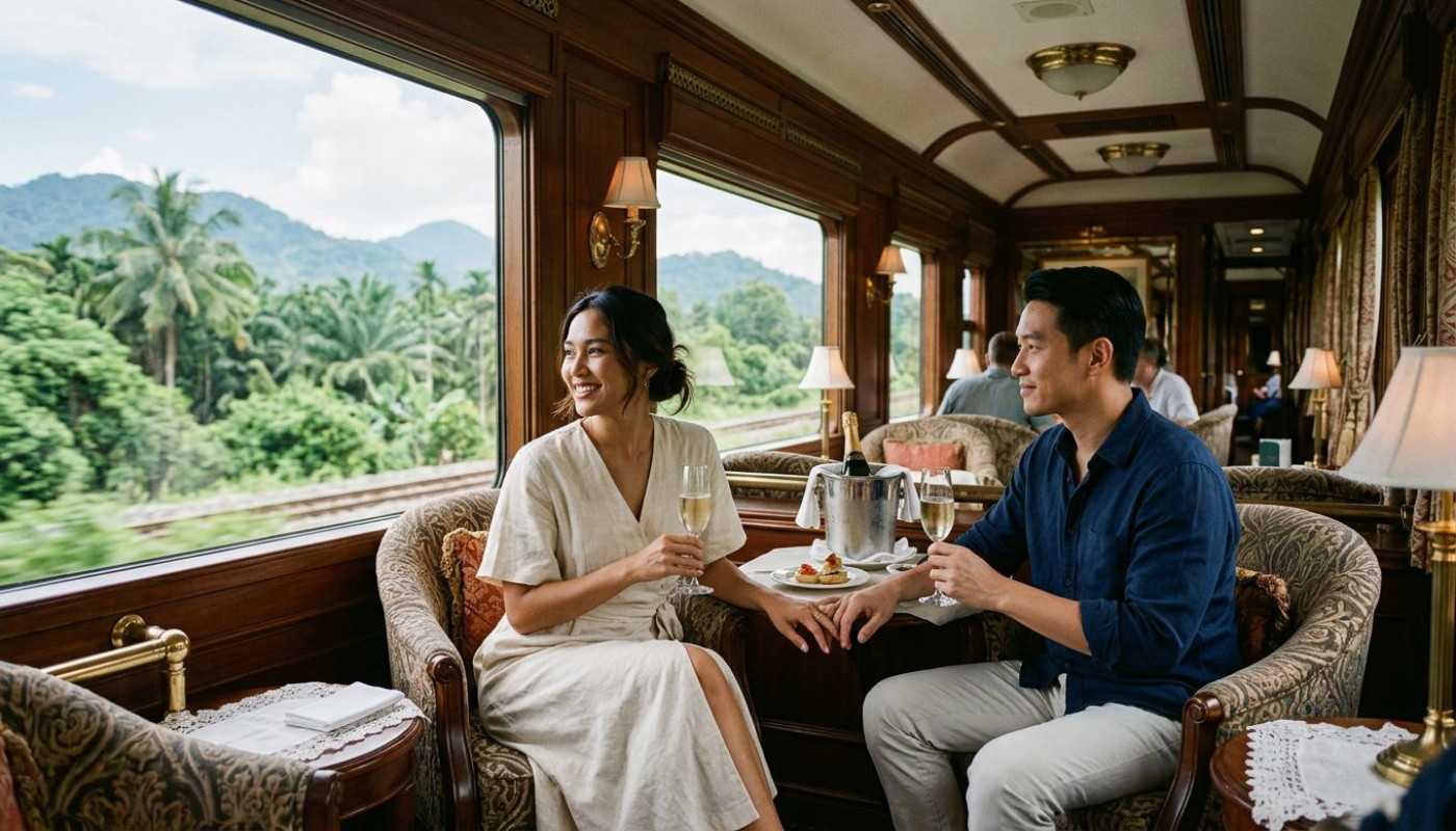 Eastern and Oriental Express : un train de luxe qui relie Singapour à la Malaisie